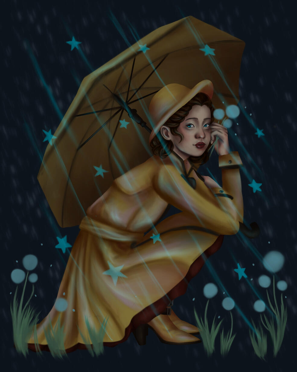 Reflection in a Raindrop